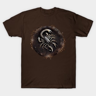 Scorpio Zodiac Sign Design T-Shirt